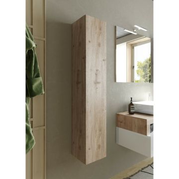 Dulap tip coloana maro natur LC Mobili Italia Hamburg 138x26 cm