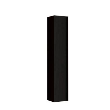 Dulap tip coloana negru natur LC Mobili Italia Steel 138x25 cm