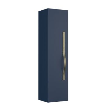 Dulap tip coloana suspendat albastru Krofam e-VOG 130 cm maner crom