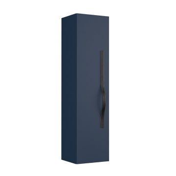 Dulap tip coloana suspendat albastru Krofam e-VOG 130 cm maner negru