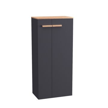 Dulap tip coloana suspendat negru Krofam e-L_WOOD 110 cm