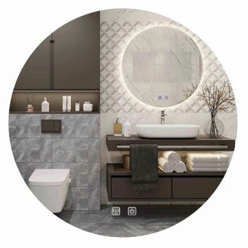 Oglinda cu iluminare Led Tutumi 60x60 cm HZJ060