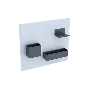 Panou magnetic suspendat alb/negru Gaberit Acanto