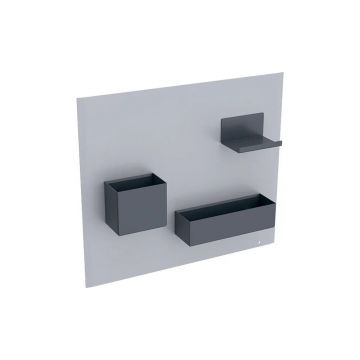 Panou magnetic suspendat gri nisip/negru Gaberit Acanto