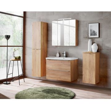 Set Mobilier pentru baie, 5 piese, Capri Oak XL