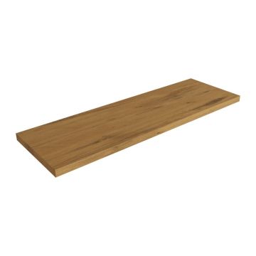 Blat pentru lavoar Rune Ottar 130x47 cm finisaj lemn-stejar