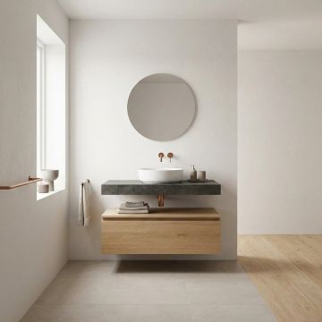 Blat pentru lavoar Rune Ottar 60x47 cm finisaj gri-grafit