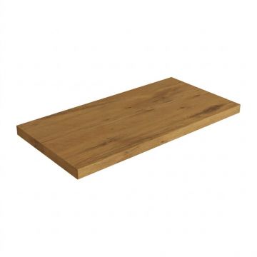 Blat pentru lavoar Rune Ottar 80x47 cm finisaj lemn-stejar