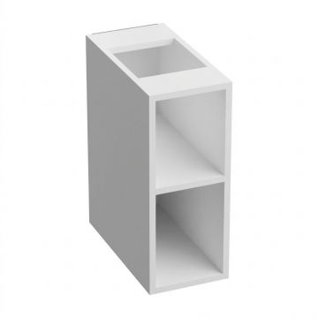 Dulap coloana mediu suspendat Asger 1 raft 20 cm alb lucios