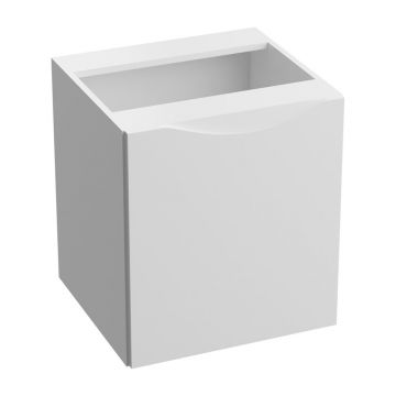 Dulap coloana mediu suspendat Rune Asger 1 sertar 51 cm alb lucios