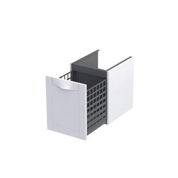 Dulap mediu lateral alb mat Oristo Skagen 40x50 cm sertar cos de rufe