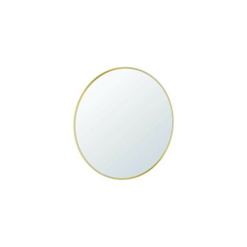 Oglinda cu iluminare Led Gala Diam 80x80 cm auriu