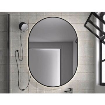 Oglinda cu iluminare Led Gala Moira 60x85 cm negru