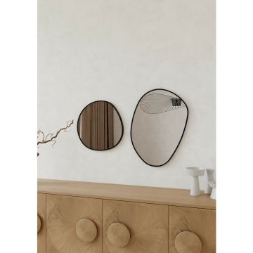 Oglinda Dubiel Vitrum Fly negru 55x72 cm