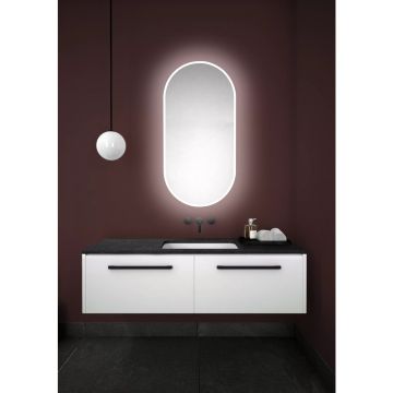 Oglinda ovala LED Dubiel Vitrum Senso Max 50x100 cm