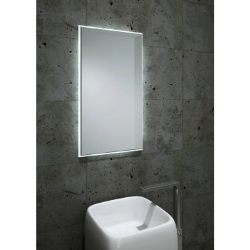 Oglinda reversibila dreptunghiulara LED Dubiel Vitrum Fractal 45x120 cm
