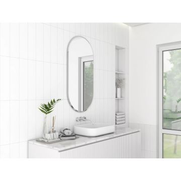 Oglinda reversibila ovala Dubiel Vitrum Anna 50x100 cm