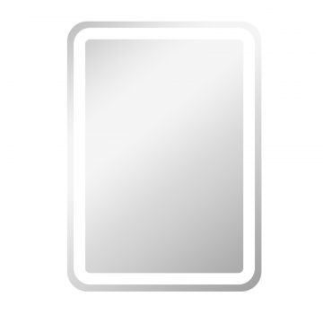 Oglinda pentru baie cu lumini LED, 70 x 50 cm