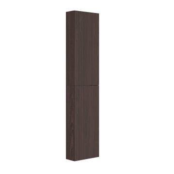 Dulap coloana mare Gala Canaletto suspendat nuc negru mat 2 usi batante 35 cm