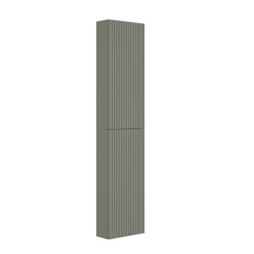 Dulap coloana mare Gala Canaletto suspendat verde mat 2 usi batante 35 cm