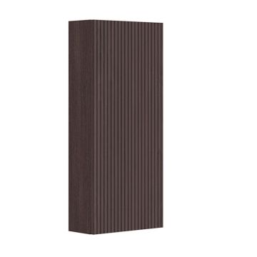 Dulap coloana mediu Gala Canaletto suspendat nuc negru mat 1 usa batanta 35 cm