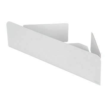 Raft pentru baie alb autoadeziv/pentru colț cu Turbo-Loc din oțel inoxidabil Lizan – Wenko