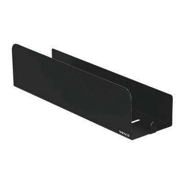 Raft pentru baie negru autoadeziv cu Turbo-Loc din oțel inoxidabil Lizan – Wenko