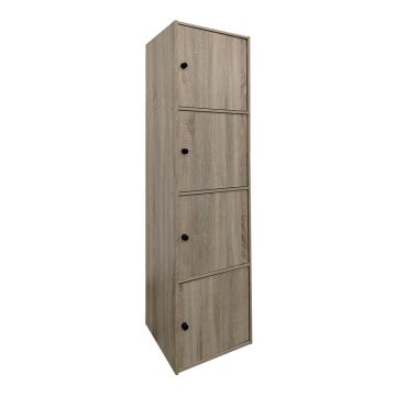 Dulap coloana Gabino, Lemn, 40x39x158 cm - Sonoma