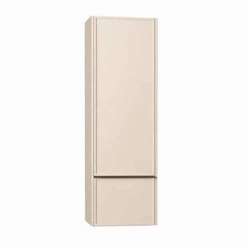Dulap coloana mare suspendat KolpaSan Orphia 1 usa si 1 sertar 45x140 cm finisaj light grey