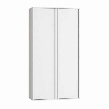 Dulap coloana mare suspendat KolpaSan Storia 2 usi 80x150 cm finisaj alb