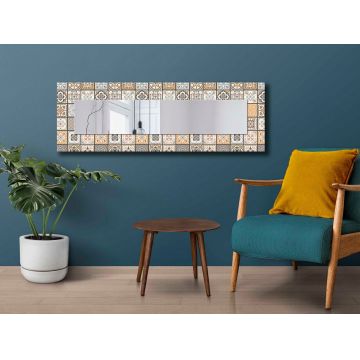 Oglinda decorativa, 40120NISMA-010, MDF, Dimensiune: 20 x 100 cm, Multicolor