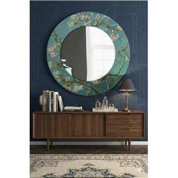 Oglinda decorativa, Artmdfmrr4, Sticla, Cadru: 100% MDF, Multicolor