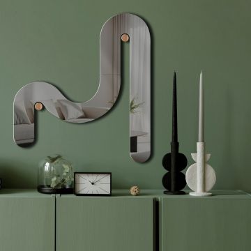 Oglinda decorativa, Ozgl509, PLEXIGLAS, Partea de jos: 100% EVA (Grosime: 10 mm, Afumat