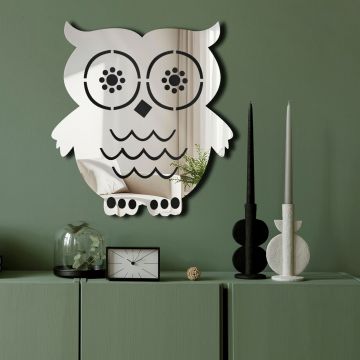 Oglinda decorativa, Ozgl526, PLEXIGLAS, Partea de jos: 100% EVA (Grosime: 10 mm, Argintiu