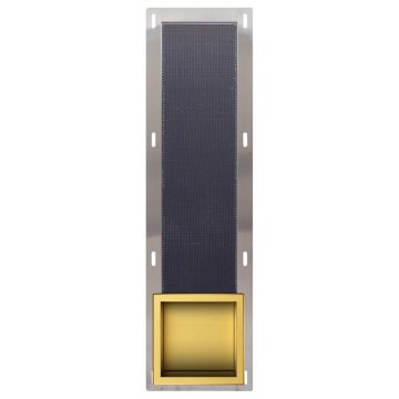 Raft incastrat pentru hartie igienica Balneo Wall Box Paper 3 auriu lucios