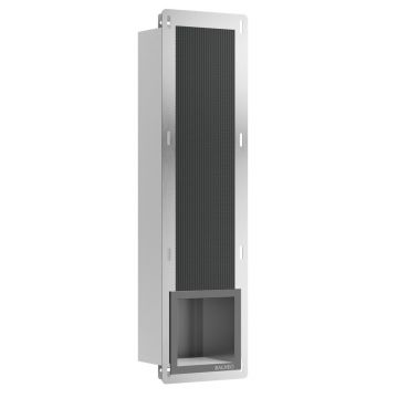 Raft incastrat pentru hartie igienica Balneo Wall Box Paper 3 Gun Metal mat