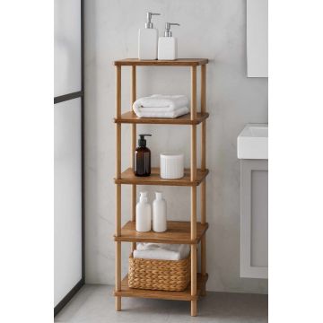 Raft pentru baie, Hanah Home, Pk262, 40x185x30 cm, PAL, Pin