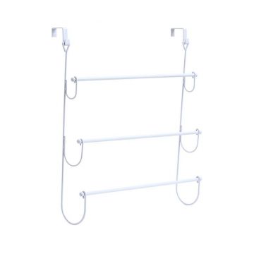 Cuier de usa pentru prosoape Tendance, polietilena, EVA, 47x18x54 cm - Tendance, Alb Cuier de usa pentru prosoape Tendance, polietilena, EVA, 47x18x54 cm - Tendance, Alb
