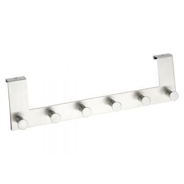 Cuier pentru usa, din otel inoxidabil, Celano Crom, L39xl5,5xH11 cm Cuier pentru usa, din otel inoxidabil, Celano Crom, L39xl5,5xH11 cm