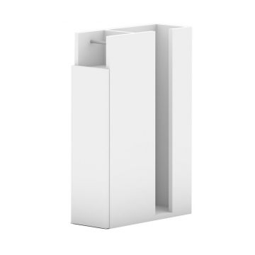 Dulapior pentru baie Elegance, Elegance White, PAL melaminat, 66x42x17 cm - Elegance, Alb