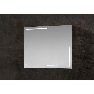 Oglinda Baie SP3 Medium cu Iluminare Led, IP21, 6500K, 290LM, Dreptunghiulara l80xH65 cm