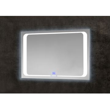 Oglinda Baie SP4 Large cu Iluminare Led, IP21, 6500K, 595LM, Dreptunghiulara l100xH65 cm