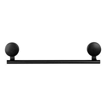 Suport de perete pentru prosoape Wenko Static-Loc® Pavia, lățime 40 cm, negru Suport de perete pentru prosoape Wenko Static-Loc® Pavia, lățime 40 cm, negru