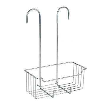 Suport pentru accesorii baie, din otel inoxidabil, Milo Crom, L25xl14xH36 cm Suport pentru accesorii baie, din otel inoxidabil, Milo Crom, L25xl14xH36 cm