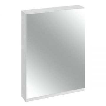 Dulap baie cu oglinda CS Monde suspendat, alb, 60x14.4x80 cm