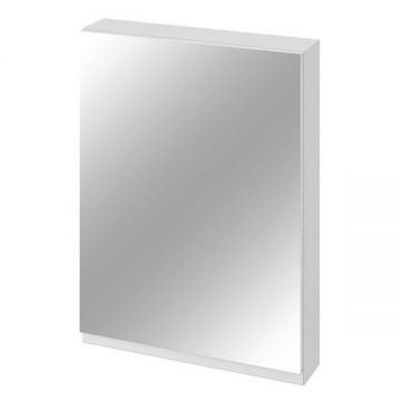 Dulap baie cu oglinda CS Monde suspendat, gri, 60x14.4x80 cm