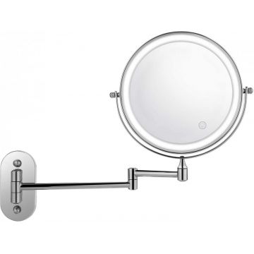 Oglinda de perete Bathwa, reglabila, LED, 12 x 24 x 17,5 cm Oglinda de perete Bathwa, reglabila, LED, 12 x 24 x 17,5 cm