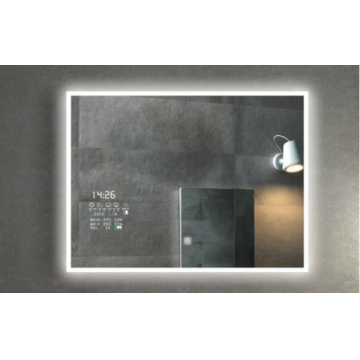Oglinda touchscreen LED 3 culori Fluminia Siza 80x60x3 cm cu dezaburire Oglinda touchscreen LED 3 culori Fluminia Siza 80x60x3 cm cu dezaburire