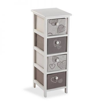 Addition grade jam Organizator pentru baie cu 4 sertare Cozy, Versa, 30x25x72 cm, lemn - MobilierBai.ro Addition grade jam Organizator pentru baie cu 4 sertare Cozy, Versa, 30x25x72 cm, lemn - MobilierBai.ro