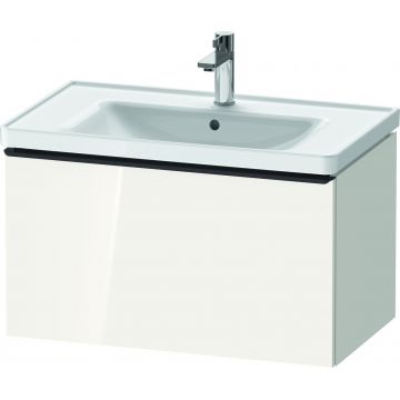 Dulap baza Duravit D-Neo cu 1 sertar pentru lavoar 80cm White High Gloss Decor